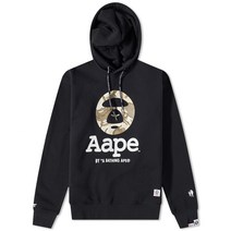 AAPE Camo Moon Face Hoody - Black122010