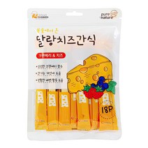몽골 말랑치즈 소형견 간식 크랜베리 스틱 18P 푸들 저키 치와와 개 음식, 1개