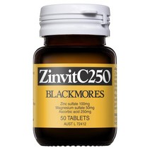 뉴질랜드직구 블랙모어스 비타민C ZinvitC250 글루텐 프리 마그네슘 프리미엄 프로덕트 50탭 1팩, 수량, 상세참조