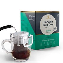 One Fresh Cup Coffee - Single Serve Portable Pour Over Drip Coffee - Cerrado - Brazilian Single-Orig, 1