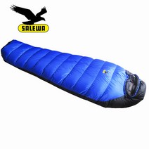 SALEWA 살레와 캠핑침낭 구스다운 거위털침낭 겨울장비 캠핑장비 600g-3000g 야외침낭 레드 블루