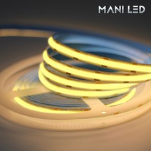 주문제작 COB 면발광 LED바 12V 스트립 플렉시블 줄조명 쇼케이스 진열장, 웜화이트