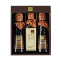 ORGA 가정식 참기름 간장 선물세트 4호 (1box) 별식 술안주 간편식 캠핑 혼밥 자취 튀김, 4개