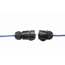 방수커넥터 방수 차폐 RJ45 m25 네트워크 케이블 커넥터 소켓 Rj45M25 F/F 입/출력 커버 10 개, 한개옵션0