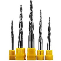 비누 커터기 대패 커팅기 텅스텐 솔리드 카바이드 엔드 밀 4mm 6mm 8mm 볼 노즈 테이퍼 라우터 비트 CNC 목재 금속 밀링 커터, R0.75X15X4DX50L+1PCS