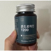자연바름 콘드로이친 1200 효능 가루 분말 정 600mg x 70정 1개