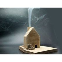 DBOB 콘크리트 인센스홀더 숲 속의 집, 모래색, 기본형