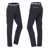 기모 정장 일자 바지 골프 웨어 남자 허리밴드 팬츠 남성 겨울 스판