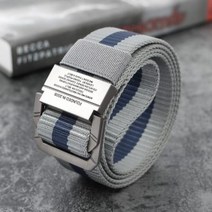 Well 패브릭 투컬러 벨트(120cm) 더블버클 캐주얼벨트