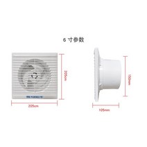 창문형 환풍기 정화조 화장실 창틀 옥상 벽부형 벽 배기팬 468inch 추출기 환기 창, 유럽 ​​연합, 6인치