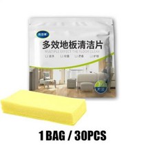 퍼스트 포근 바닥 클리너 클리닝 시트 나무 타일 청소 화장실 가정용 위생 액세서리 30, 30pcs yellow