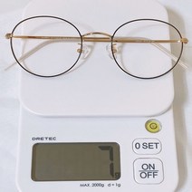 안경재이 가벼운 7g 국산 수제 남자 여자 베타 티타늄 동글이 블루라이트 차단안경
