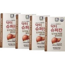 에이치엘사이언스 닥터슈퍼칸 밀크시슬, 30정, 4박스