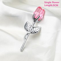결혼식 선물 연인 발렌타인 데이 여자 친구 남자 크리스탈 유리 백조 신부 들러리 파티 호의, pink silver flower, pink silver flower