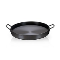 유진 토스코 경질 닭갈비팬 6T 2size 중 대 40 45 닭갈비판, 대(44)