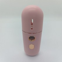 가정용 얼굴 스팀 스프레이 기계 물 보충제 USB 충전 보습 미용 기기 휴대용 가습기, 03 pink