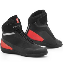 레빗 REVIT 미션 슈즈 오토바이 숏 부츠, 블랙-화이트
