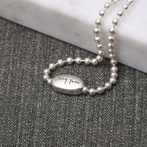 세방쥬얼리 실버 아기콩 쁘띠젤리 볼체인 미아방지 목걸이 팔찌, 어린이용, 쁘띠젤리 목걸이