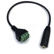 1PCS USB 20 여성 마이크로 미니 유형-C 5 핀 볼트 나사 커넥터 쉴드 터미널 플러그 어댑터 케이블, 04 4 35 3Pole F 3P