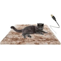 건강 온수매트 Pet Electric Blanket Waterproof Constant Temperature Dog Heating Pad Mat USB Powered F, 03 Orange