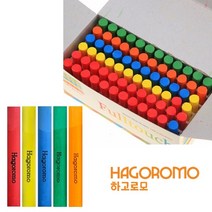 하고로모 풀터치 탄산 분필 72개입, 5색혼합