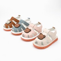 레비스풋 곰 여아 남아 유아 베이비 아기 첫걸음 삑삑이샌들