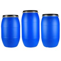 200리터 용기 발효통 매실통 담금주통 PVC 드럼통, 100L 플랫 스타일