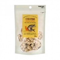 동결건조 고양이 대구큐브 20G 1P 영양간식 고단백