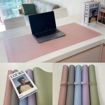 가죽데스크매트 데스커책상매트 책상덮개 깔개, IP01 인디핑크