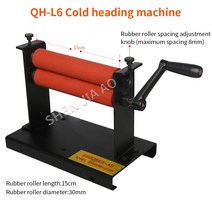 qh-l6 수동 콜드 롤 라미네이터 콜드 제목 기계 15cm 고무 롤러 길이 라미네이팅 기계 라미네이션 사진 앨범 1pc