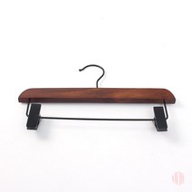 길이조절 바지걸이 2P세트 27.5CM 나무옷걸이 옷걸이 바지옷걸이