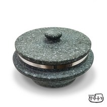 가정용 업소용 장수 곱돌 돌솥 밥 1인용 2인용 뚝배기 (소/중/대), 돌솥 중