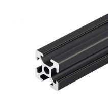 CNC V 슬롯 알루미늄 프로파일 압출 블랙 100-800mm 3D 프린터 조각 촬영 트랙 목공 DIY 1 개, [08] 450mm, 1개