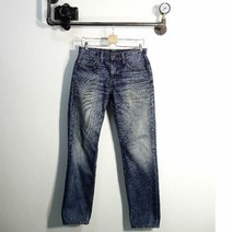 리바이스 블루 데님 스트레이트진 남자 9137