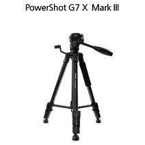 캐논 파워샷 G7X MARK III 삼각대 3WAY 헤드 4단 호환 삼각대, (단일색상)블랙