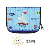 자석 탈부착 차량용 양면 햇빛가리개 자외선 99.9% 차단, 양면햇빛가리개-돛단배