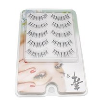 특수분장 재료 분장사 흉터 메이크업 만화 속눈썹 5/10 쌍 자연 작은 악마 애니메이션 풀 스트립 밴드, 12M2