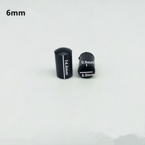 16 개 고무 의자 다리 팁 캡 가구 발 테이블 엔드 커버 바닥 보호 실내 홈 야외 파티오 정원 사무실, 8pcs, Black-6mm_8pcs