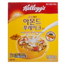 켈로그 아몬드 푸레이크, 600g, 3개