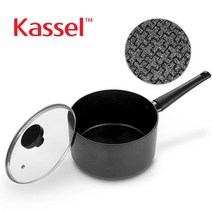 [Kassel] 카셀 2022년형 블랙 엠보 IH 인덕션 겸용 편수냄비 18 cm