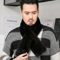 고급밍크 밍크털머플러남녀겨울 트렌치밍크양면밍크두툼한넥워머