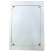 [제이제이오피스] 금박 인쇄 무지 상장 용지 (100매입) A4, 인쇄상장용지, 100매입