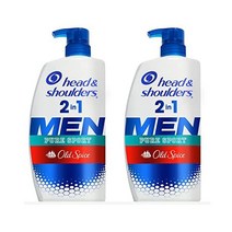 미국직배송 헤드 & 숄더 2-in-1 샴푸 및 컨디셔너 항비듬 트리트먼트 및 두피 관리 올드 스파이스 퓨어 스포츠의 레몬 라임 향 각각 31.4 Fl Oz 트윈 팩.