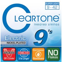 Cleartone - Electric Nickel Plated Super Light / 일렉기타 스트링 009-042 (9409)