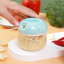 혼합기 300ML 미니 고기 분쇄기 핸드 파워 푸드 쵸퍼 민서 믹서 과일 야채 마늘 커터 슈레더, green