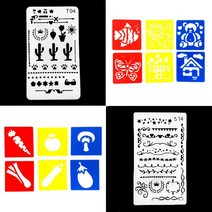 [0UK] (클레이 만들기) 클레이 스텐실 모형판 만들기 재료 미술 공예 공작2345678EA