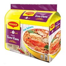 말레이시아 네슬레 매기 라면 Maggi instant noodle 똠얌 커리 락사 치킨, 똠양