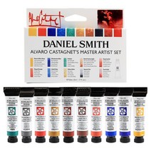 아메리칸 DANIELSMITH 다니엘 스미스 수채화 물감 세트 DS6 칼라 베이스 칼라 5 ml미네랄 칼라, 10색5ML알바로