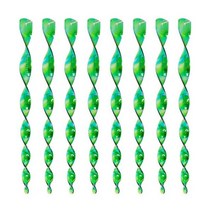 데코 정원 종소리 장식 호환 8Pcs 반사 조류 억제 막대 7 색 30cm 벽걸이 구충기 바람 나선형, 06 30cm Green 8pcs