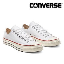 [컨버스] 국내 매장제품 척테일러 1970s 화이트 로우 162065C / 빈티지캔버스 발